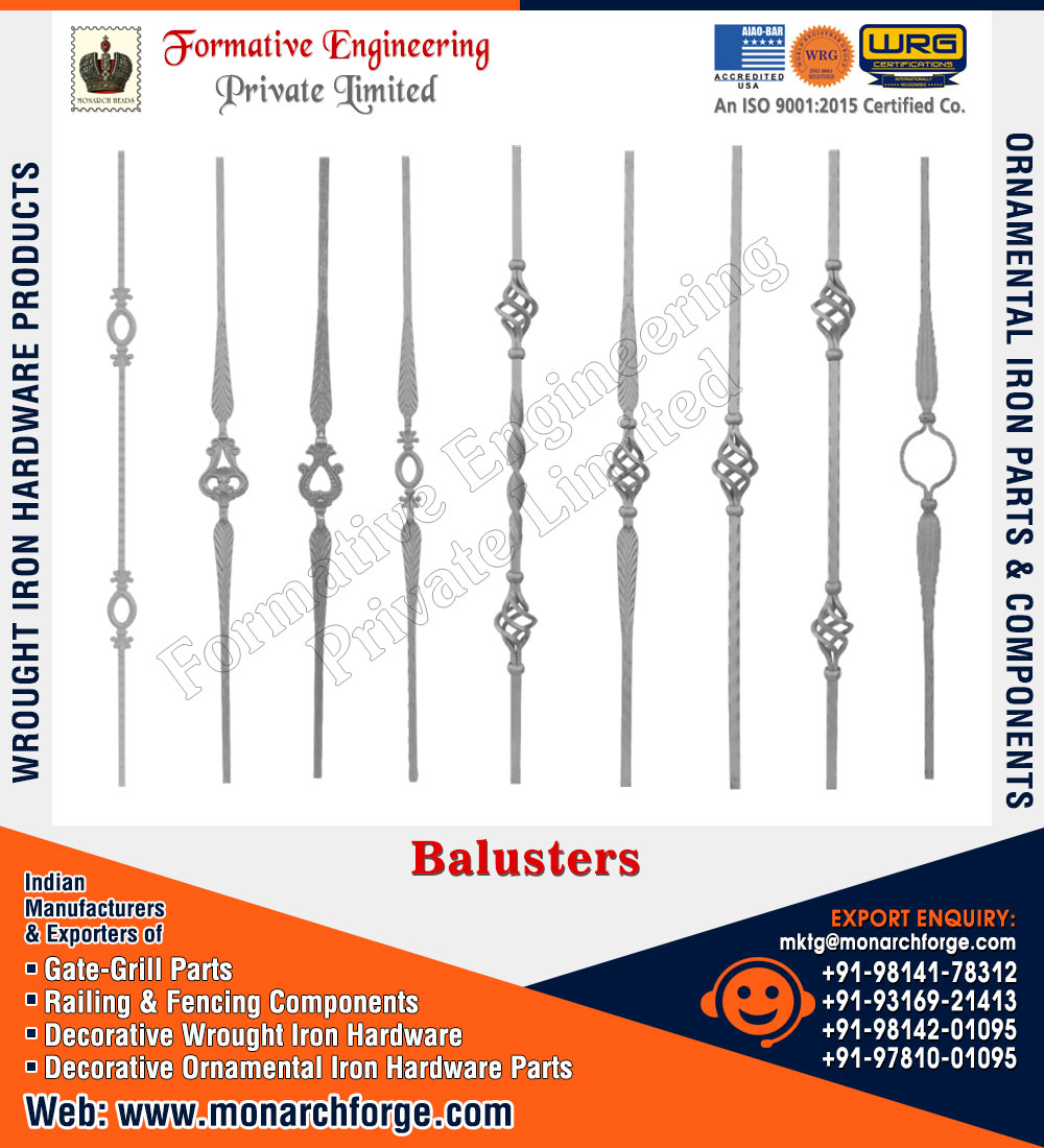 Wrought Iron Hardware, Gate Grill Parts, Railing & Fencing Components Manufactur