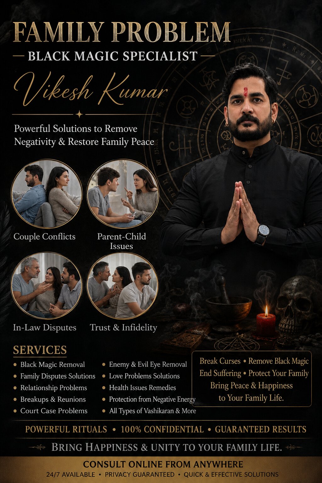 Reliable Black Magic Specialist for Authentic Vedic Astrology Solutions
